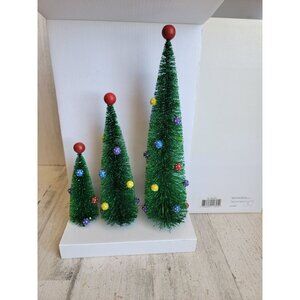 Dept 56 NEW peppermint tree 46055 Xmas‎ glitter village accessory